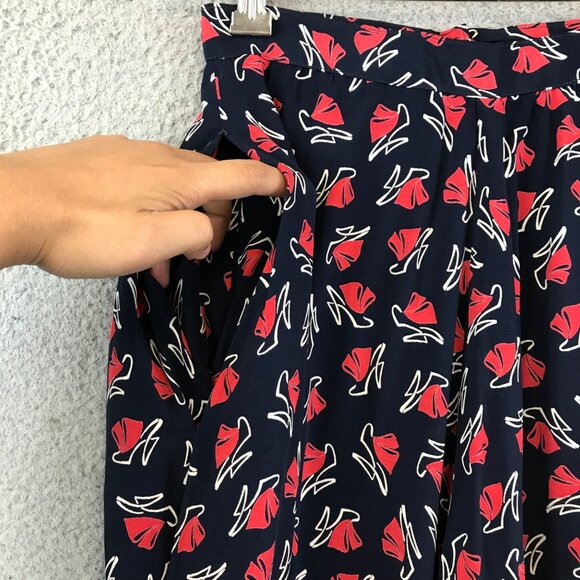 Vintage NEW REPUBLIC floral sleeveless top and skirt set size S - Picture 9 of 16